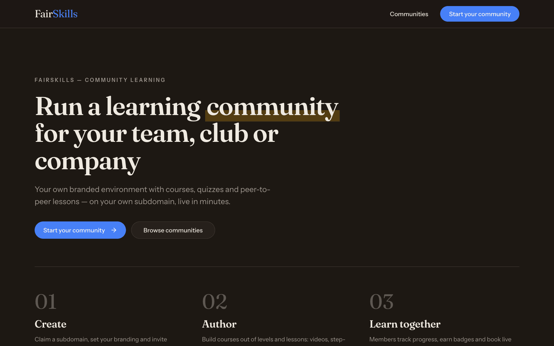 FairSkills — fairskills.app